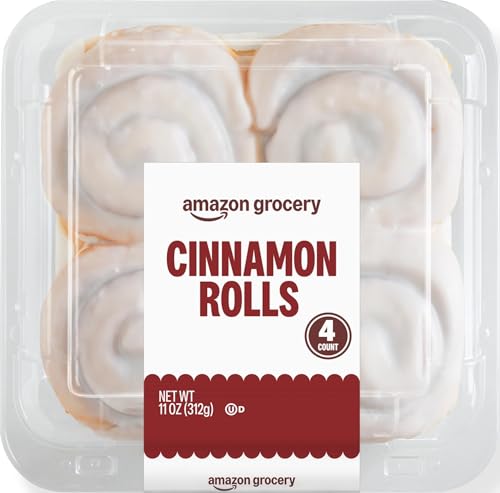 Amazon Grocery, Cinnamon Rolls, 11 Oz, 4 Ct, Frozen
