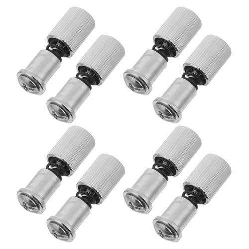 Hohopeti 8 Pezzi Viti Regolabili Piedino Macchina da Cucire con Molla per Cambio Rapido Morsetto Piedino per Macchine Cucito Domestiche Fissaggio Sicuro e Installazione Veloce