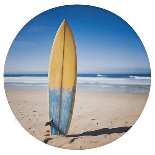 Cojín redondo para asiento premium estilo surf de 15.3" para hogar 2
