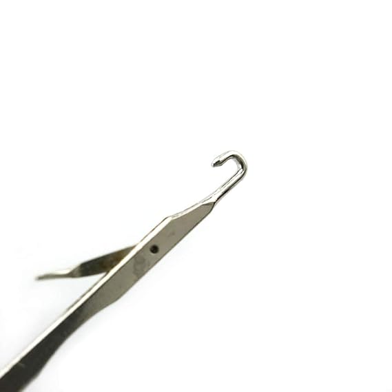 Latch Hook Crochet Needle for Dreadlock Extensions Pulling Microneedle for Tinsel Hair Extension,Embroidery needles,Feather and Dreads Installation