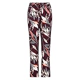 Weite Passform, Lange Hose, Elastisch in der Taille, Print