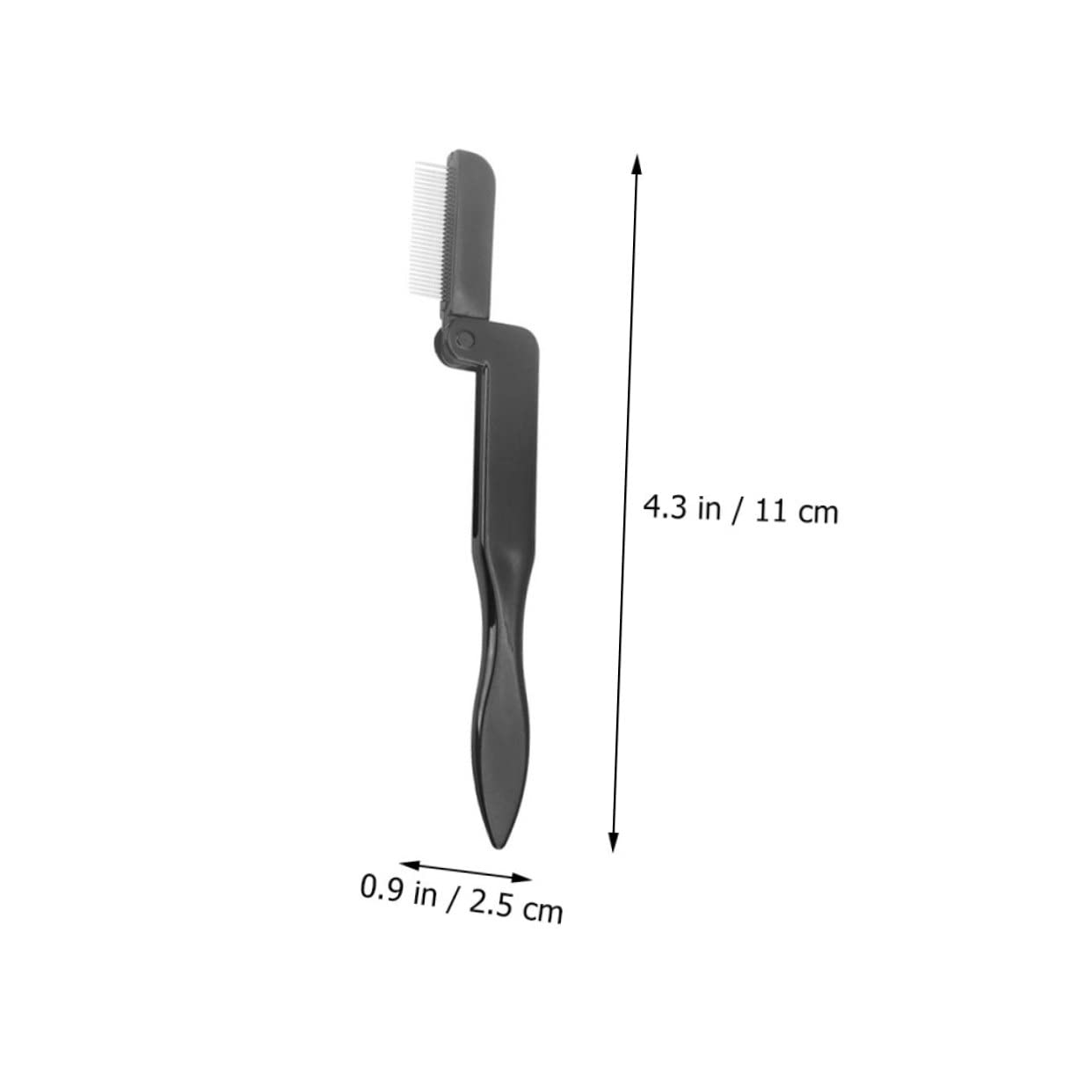 Outanaya Professional Eyebrow Grooming Kit 4pcs Eyelash Comb Brow Brush Set Folding Brow Comb Eyebrow Makeup Tools