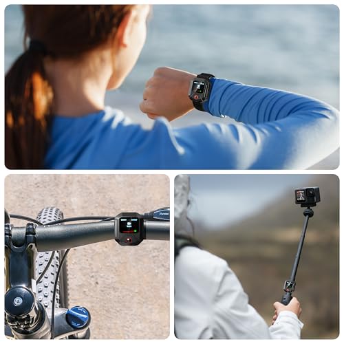 Remote Control for GoPro Hero 13, Wireless Portable Smart Controller with Wrist Strap Compatible with Go Pro 13 12 11 MAX 2 Display Action Camera Power Battery Accessories by STARTRC VCR - Image 6