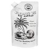 Coconut Essentials - Organic Coconut Oil for Coffee, Cold-Pressed, MCT Oil for Weight Loss, Brain & Digestive Health, Keto-Friendly, Natural Slim, 1 Pouch, 15 fl oz