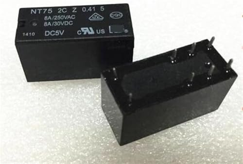 Relais NT75 2C 5VDC commutateur DIP8 miniature pour automatisme et domotique