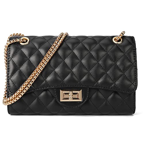 Quilted Chain Crossbody Bag