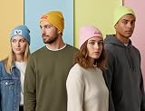 Buaodam Mütze Personalisiert, Personalisierte Bestickte Mütze, Mützen Bedrucken Mit Bestickt Wort Logo Und Foto Drucken, Unisex Mützen Herbst Winter Gestrickte Warm