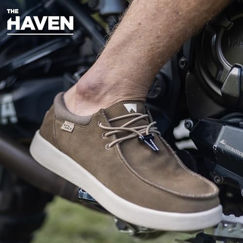 Kickback Haven Suede - Men's Loafers & Moccasins - Lightweight Lace Up Mens Smart Casual Shoes - All Day Comfort Mens Leather Shoes - Men's Slip On Shoes2