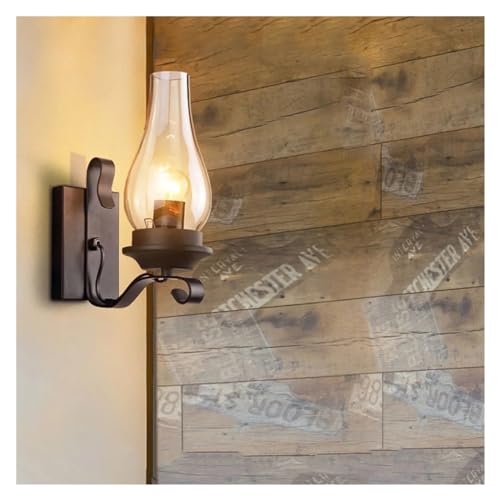 Applique murale LED avec diffuseur industriel pour effet rétro - 4