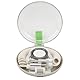 RiToEasysports Smart Ring Health, Fitness für Herzfrequenz, Körpertemperatur, Blutsauerstoff, Wasserdicht, Schwarz (22) Outdoor Uhr