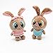 rodjl 2 Pz KSI Peluche Bonnie Rabbit Baby Doll Portachiavi Meritos Casimeritos Ksimerito Peluche Bambole Giocattoli per Bambini Ragazze Regalo 11 Cm