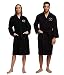 Produktbild KARL LAGERFELD Unisex-Adult Address Logo Bathrobe Bath Robe, Schwarz, S