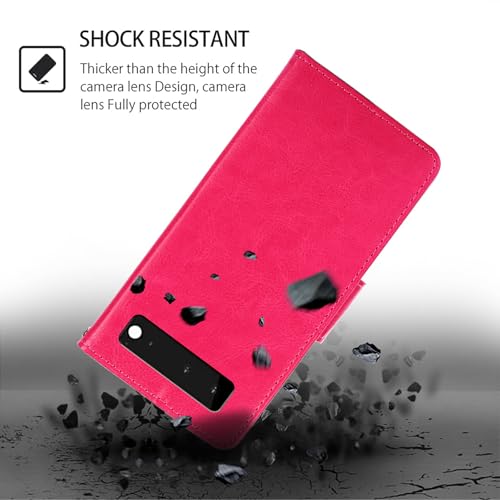 Étui en cuir Google Pixel 9 Pro XL : protection vintage chic et durable - 4