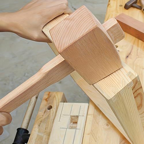 Martillo de tallado de madera portátil con diseño ergonómico antiimpactos 4