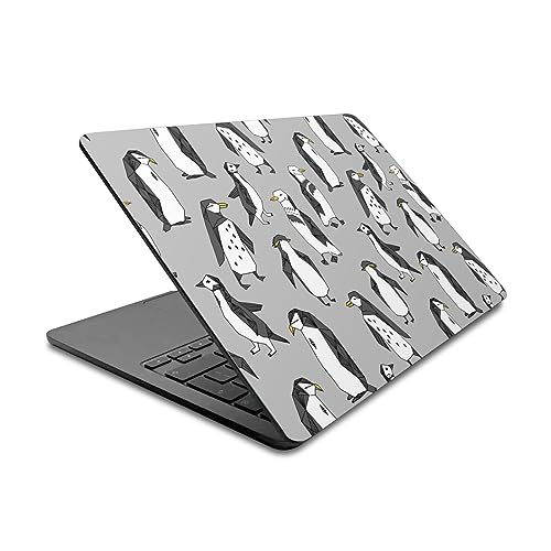 Autocollant MacBook Air 13.6 A2681 Oiseaux Gris Idéal pour Travailler au Café