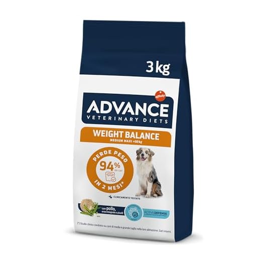Advance Weight Balance Cibo per Cani , Pollo - 3 kg