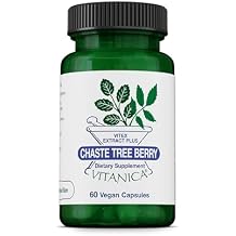 Vitanica ، Chaste Tree Berry ، Vitex Extract Plus ، نباتي ، 60 كبسولة