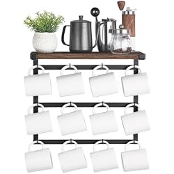Dahey Soporte Para Tazas De Pared Con Ganchos Juego De 2