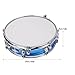14 Inch Snare Drum, Professional Snare Drum with Drumsticks Key Strap Percussion Musical Instrument for Kids Adult Drummer Beginner (Blue