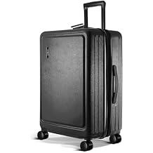 TRAVELARIM 24 Inch Luggage with Spinner Wheels, Hard Shell Suitcase with TSA Locks for Luggage, Travel Large Suitcase, Expandable Hard Shell Suitcases, Jet Black