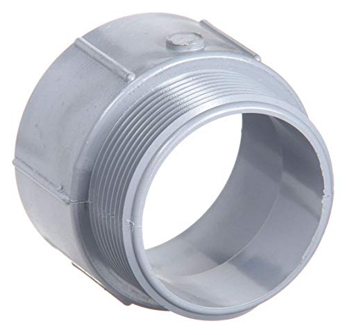 Image of Male Adapter, 2-1 /2 In Conduit, Pvc