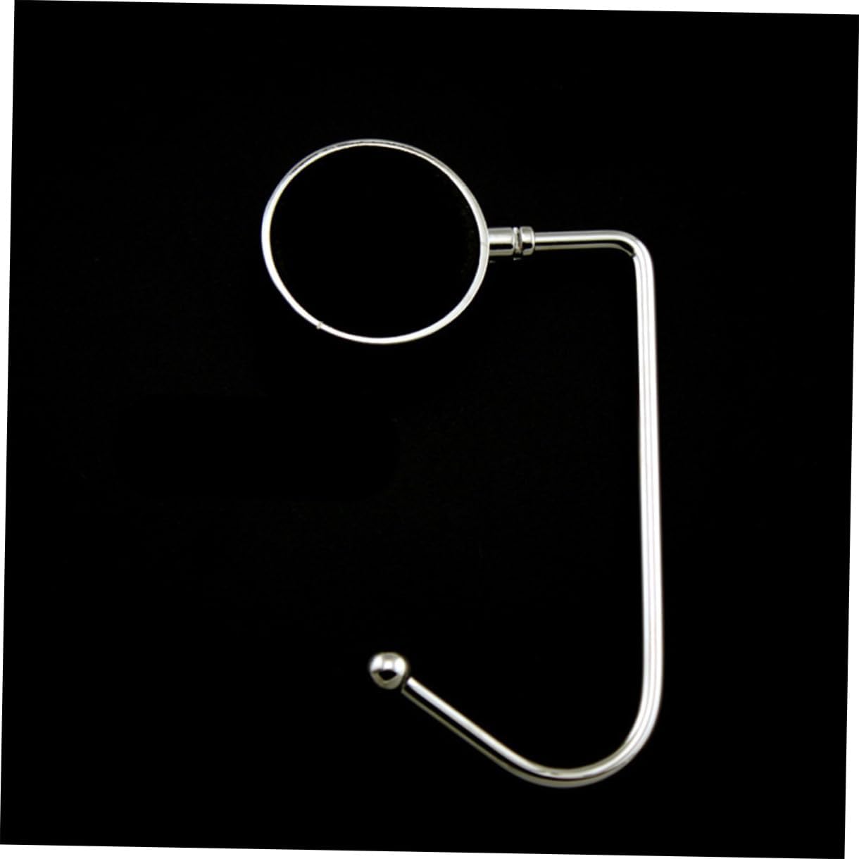 BESTYASH 4pcs Handbag Hooks Desk Bag Hangers for Women Anti-Slip Desktop Pouch Holders Zinc Alloy Schoolbag Hooks Elegant Set
