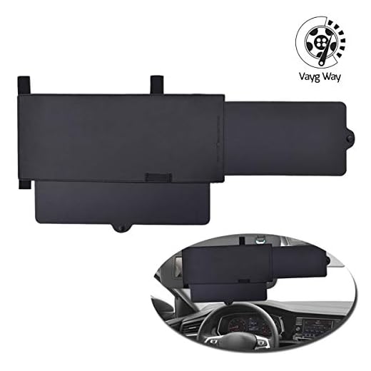 VaygWay Car Visor Sunshade Extender – Extendable Car Visor Anti Glare – Windshield Auto Sun Visor Extender – Window Sun Shade Extendable Visor - Universal Car SUV Sun Shade