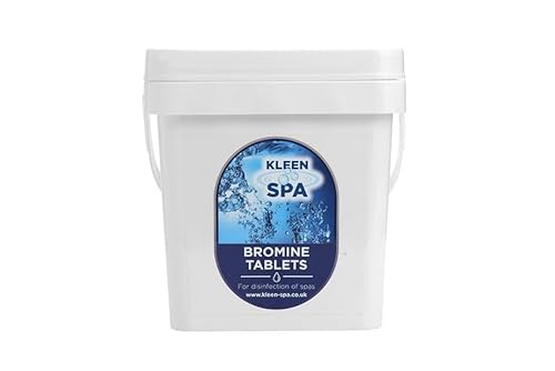 Kleen Spa Bromine Tablets for Hot Tubs 5KG – Premium Slow-Dissolving Hot Tub Bromine Tablets for Spas & Pools, Gentle