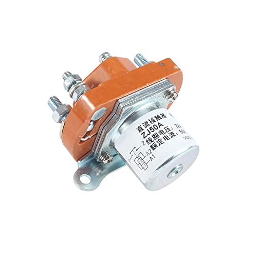 Contacteur CC ZJ50 Haute Performance 24V avec Contact Normalement Ouvert 50A