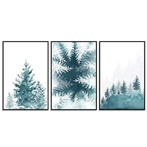 signwin 3 Piece Framed Canvas Wall Art Abstract...