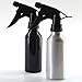 Produktbild 2er Set 200 ml Alu Sprühflasche Silber & Schwarz Zerstäuber Wassersprühflasche Pumpsprüher Handsprüher