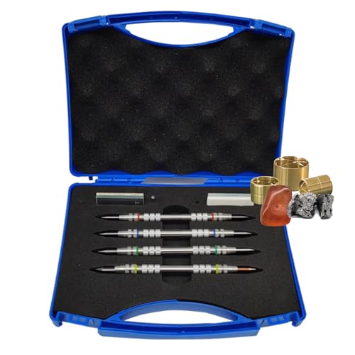 Évitez les fausses pierres grâce au testeur de rayures pour identification du jade 4pcs