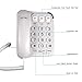 Ornin S016 Big Button Corded Telephone with Speaker, Hearing Aid Compatible for Seniors(White)