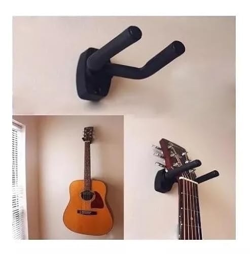 Kit Com 2 Suporte De Parede Para Violão Guitarra Baixo Viola