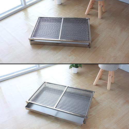 Qlvily Replacement Tray For Dog, 36" L X 19-1/2" W X 1" H Metal Replacement Tray For Dog Crate Pan Chew Proof & Crack Proof Pet Kennel, Dog Crate Pan, Dog Galvanized Tray #TOP4