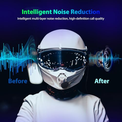 Auriculares inalambricos de casco con sonido claro en ABS 7