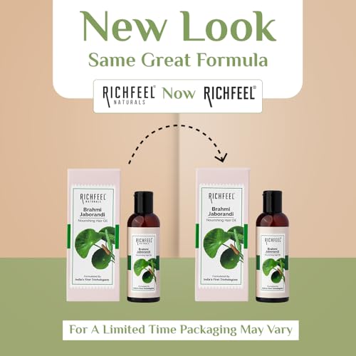 Image of Richfeel Brahmi Jaborandi Nourishing Hair Oil 80 ml