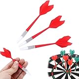 Dartpfeile mit weicher Spitze, Kunststoff, weiche Spitze für weiche Dartscheiben, tolles Indoor-Büro-Heimspiele für Kinder und Erwachsene, leichtes Dart-Set, sicher und lustig