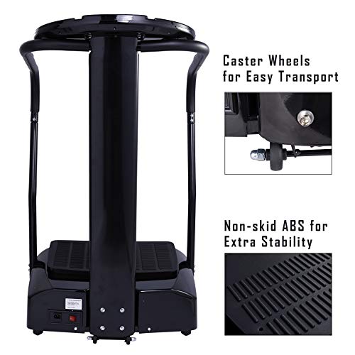 2000W Whole Body Vibration Platform Exercise Machine with MP3 Player