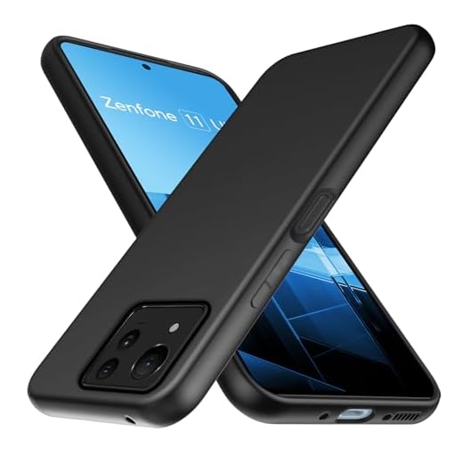 GIOPUEY Hülle Kompatibel mit Asus Zenfone 11 Ultra, TPU-Material Weich Ultradünn Case Cover, Slim Fit Wärmeableitung Handyhülle [Abriebfest] [rutschfest] - Schwarz