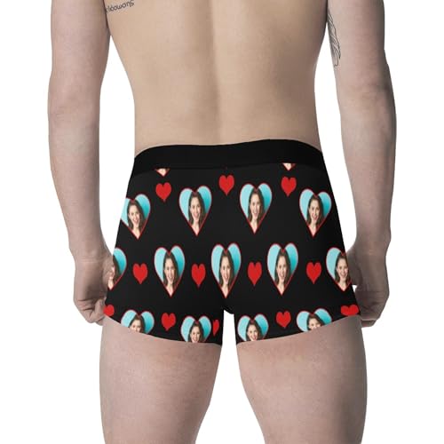 Personalized Boxers Briefs for Men Husband Boyfriend Custom Boxers Briefs Funny Face for Men Valentine's Day Birthday for Him3