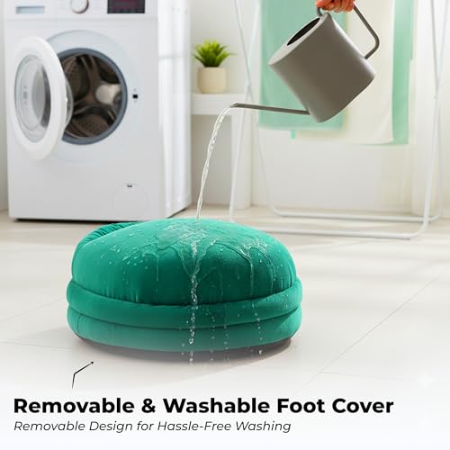 Image of Durafit91 Electric Foot Massager for Pain Relief, Feet Massager with Hand Simulation Massage, Air Compression, Shiatsu, Deep Kneading, Blood Circulation, Relaxation & Stress Relief, Portable Massager