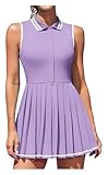 Photo Gallery jtksscs vestito tennis donna abito da tennis da donna polo con mezza cerniera pieghettato con reggiseno incorporato pantaloncini separati abito da golf monopezzo slim fit con tasche(purple,s) Photo Gallery jtksscs vestito tennis donna abito da tennis da donna polo con mezza cerniera pieghettato con reggiseno incorporato pantaloncini separati abito da golf monopezzo slim fit con tasche(purple,s)