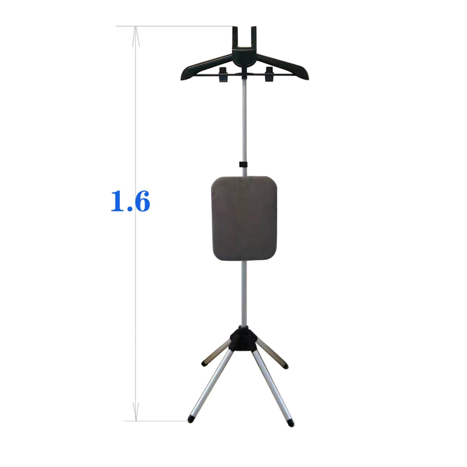 Supporto per stirare a vapore appendiabiti pratico salvaspazio portatile pieghevole per stiratrici a vapore verticale- Stile Appendiabiti