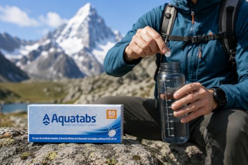 Miniatura 6 de Aquatabs 8,5 Mg 50 Pastillas Potabilizadoras De Agua