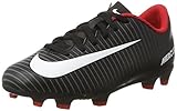  Nike Jr Mercurial Vortex III FG, Botas de fútbol Unisex niños, Negro (Black/White/Dark Grey), 37.5 EU