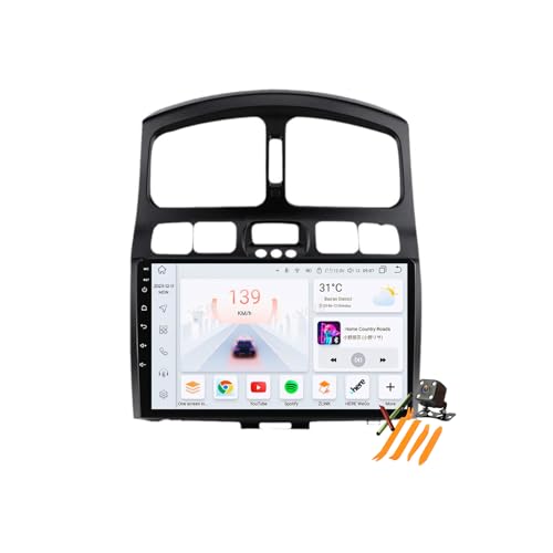 Radio 2 Din para Hyundai Santa Fe 2000-2006 con Android 13 que soluciona tu navegación