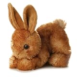[page_title]-Aurora, 12762, Mini Flopsie Hase, 20cm, Plüschtier, braun
