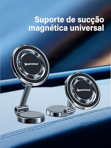 Suporte Magnético para Celular com Dobramento Duplo, PEI-PH01