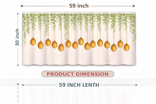 Image of SAYFINE Premium Printed Kitchen Sink Curtain | Kitchen Under Sink Curtain | Decorative Cabinet Cover | Washable & Dustproof | Modern Curtain (Pack of 3)